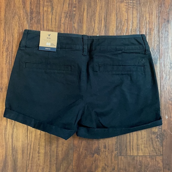 Brand New With Tags American Eagle Black Shorts - Picture 12 of 12